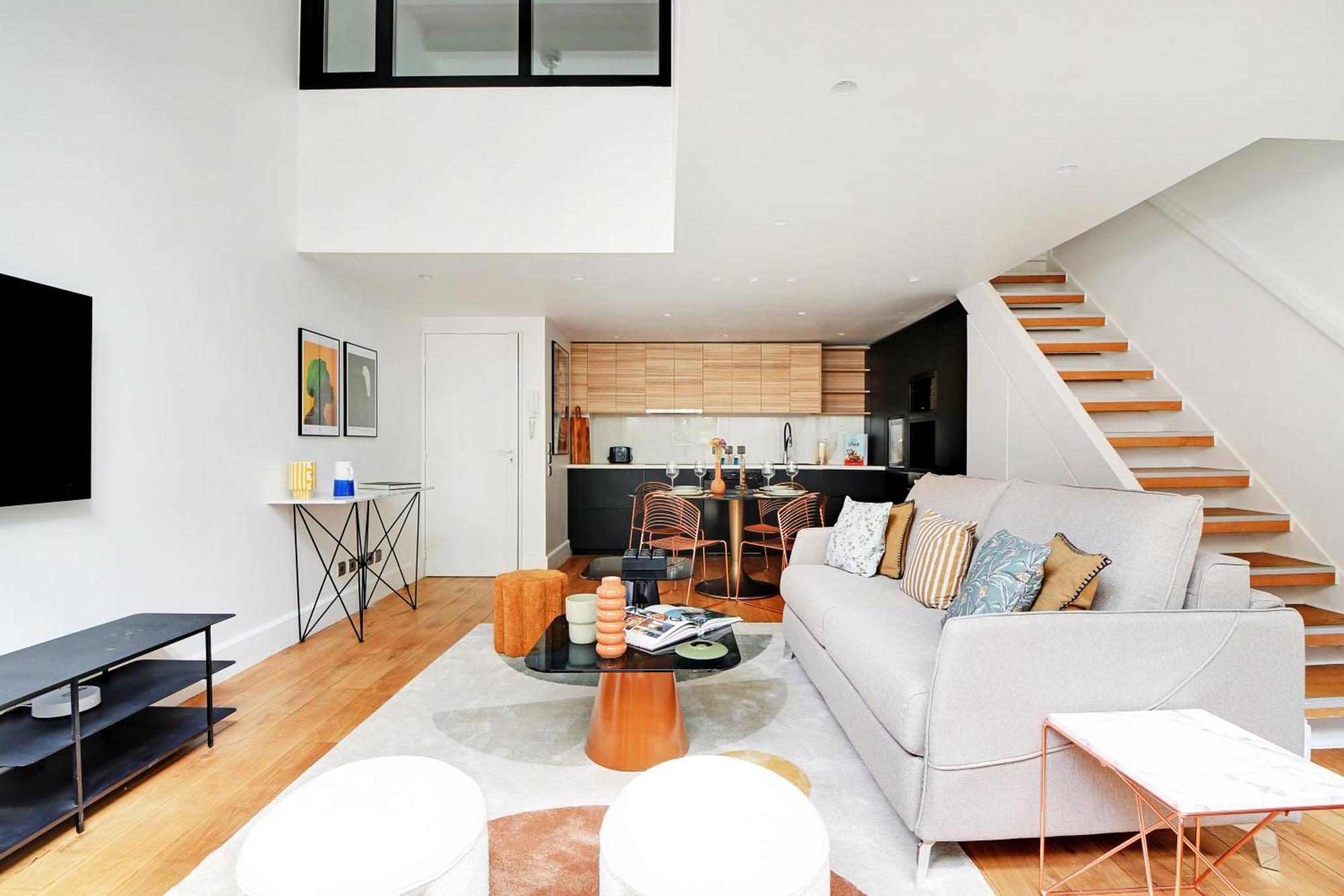 شقة Amazing Loft 2Br - Eiffel Tower باريس المظهر الخارجي الصورة