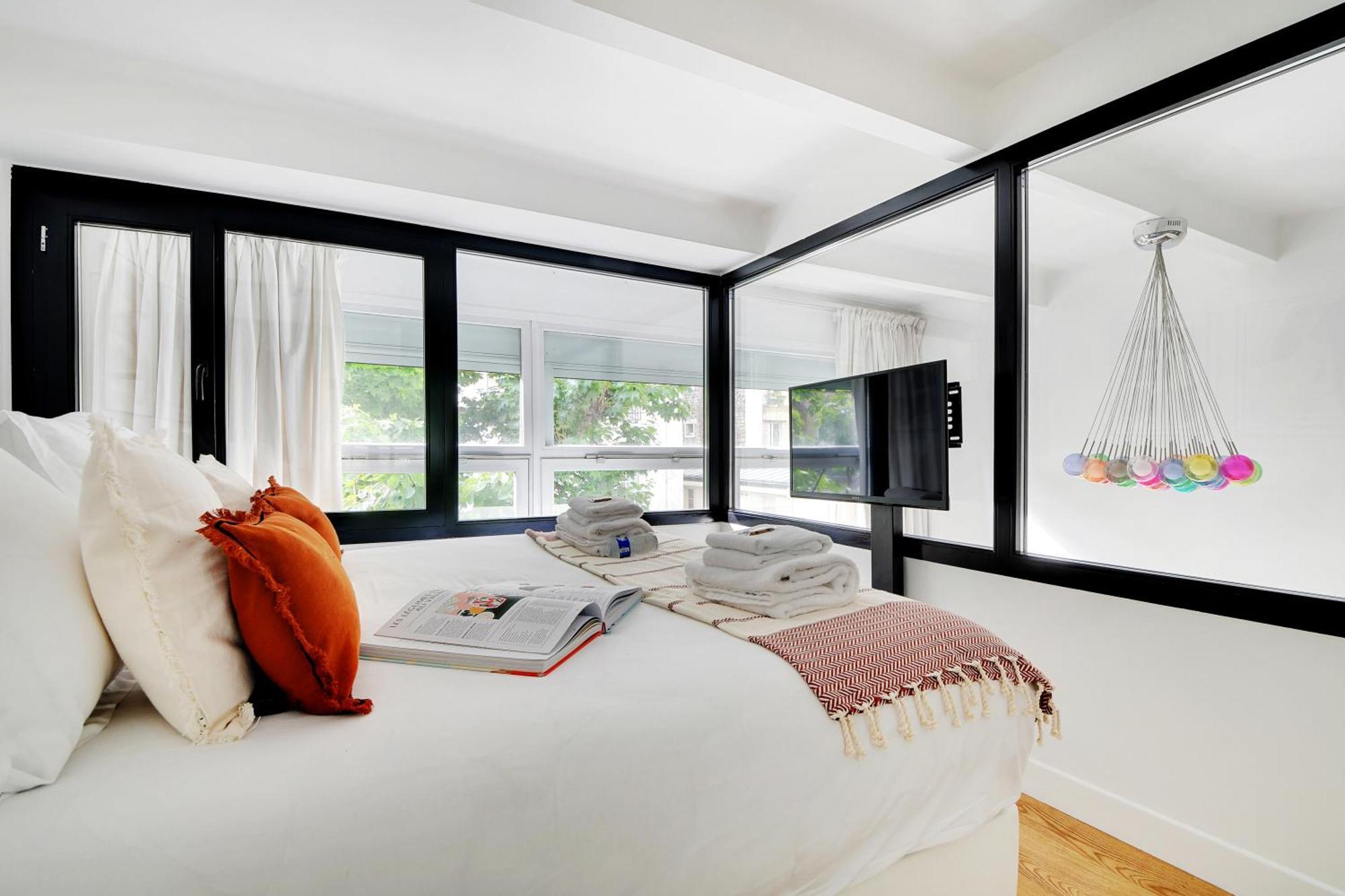 شقة Amazing Loft 2Br - Eiffel Tower باريس المظهر الخارجي الصورة
