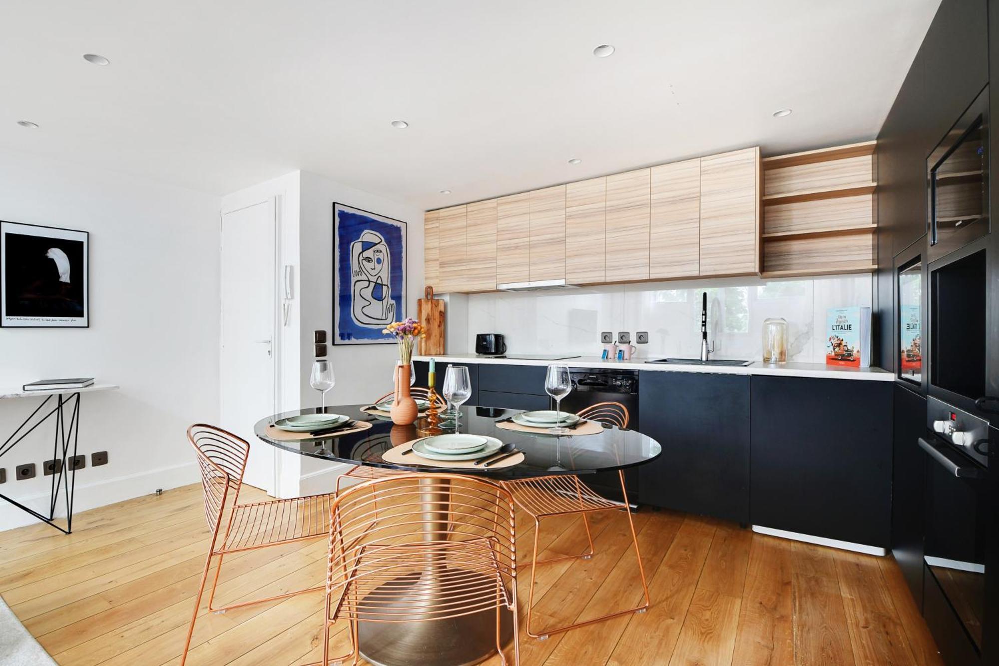 شقة Amazing Loft 2Br - Eiffel Tower باريس المظهر الخارجي الصورة