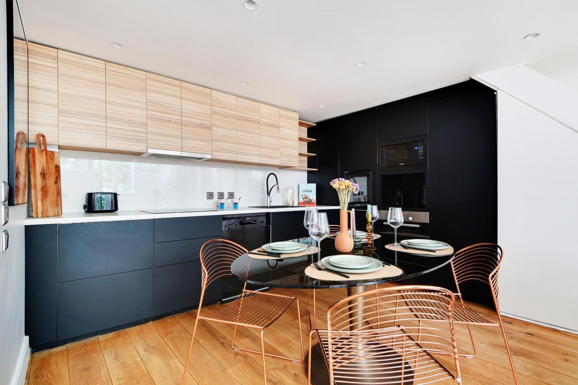 شقة Amazing Loft 2Br - Eiffel Tower باريس المظهر الخارجي الصورة